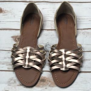 Rose gold Mossimo sandals